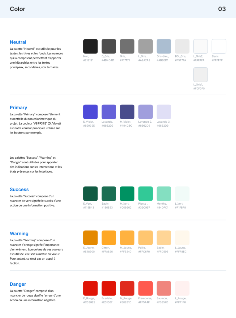 design system color